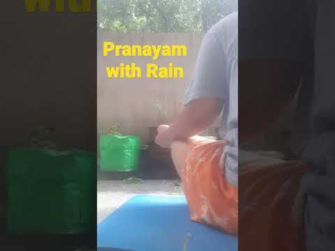 my first Short...pranayam with rain