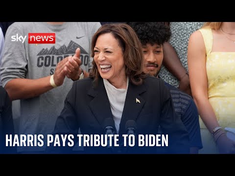 Kamala Harris: President Biden's legacy 'unmatched in modern history'