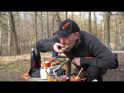 STIHL og Casper Kjerumgaard - skovtur med bålpandekager