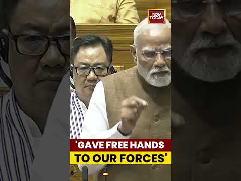 'Gave free hands to our Forces': Prime Minister Modi's Stern Reply to Opposition's Claims | #shorts