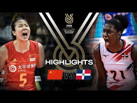 🇨🇳 CHN vs. 🇩🇴 DOM - Highlights | Women's OQT 2023