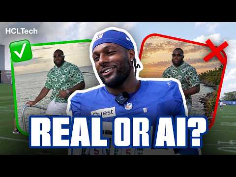 Can the Giants Players Guess if it's Real or AI?! | New York Giants