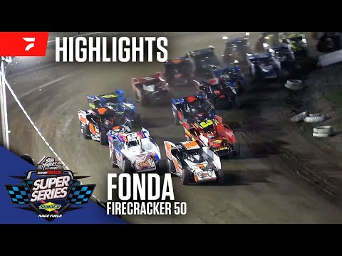 Firecracker 50 | Short Track Super Series at Fonda Speedway 7/3/24 | Highlights - dirt track racing video image