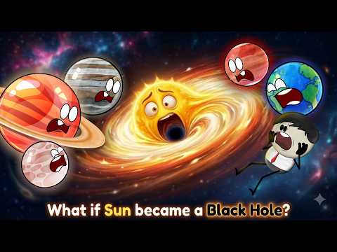 What if Sun became a <strong>Black</strong> Hole? | #aumsum #<strong>kids</strong> #science