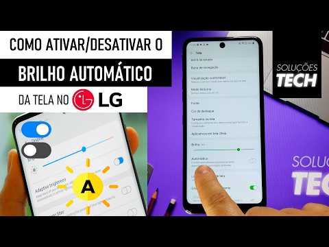 Como Ativar ou Desativar o BRILHO AUTOMÁTICO da Tela no LG (ATUALIZADO)
