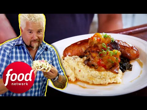 Guy CONFUSED By 2 Restaurants Sharing ONE Kitchen?! | Diners, Drive-Ins & Dives