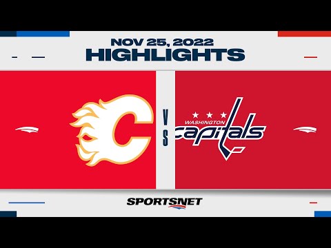 NHL Highlights | Flames vs. Capitals - November 25, 2022