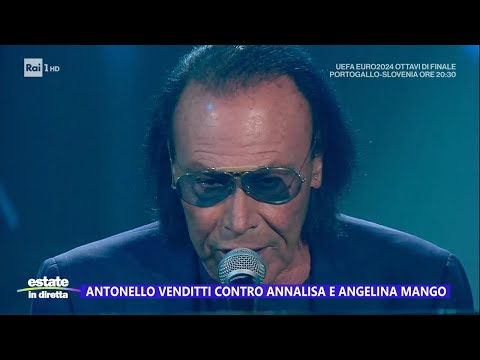 Antonello Venditti contro Annalisa e Angelina Mango - Estate in diretta 01/07/2024