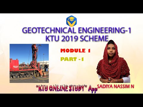 KTU GT-1 19 SCHEME GEOTECHNICAL ENGINEERING-1 MODULE 1 PART 1 | S4 CIVIL -KOS- KTU ONLINE STUDY App.