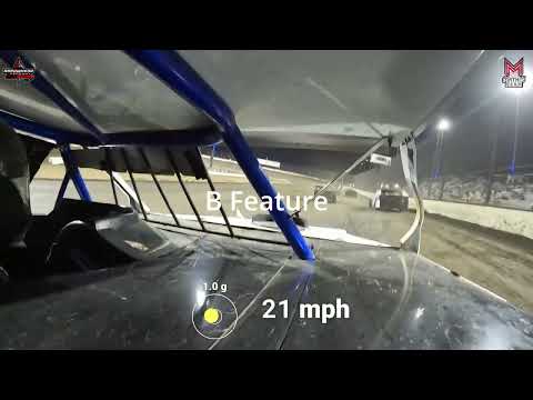 #4J Cody Johnson - USRA B-Mod - 3-23-2024 Arrowhead Speedway - In Car Camera - dirt track racing video image