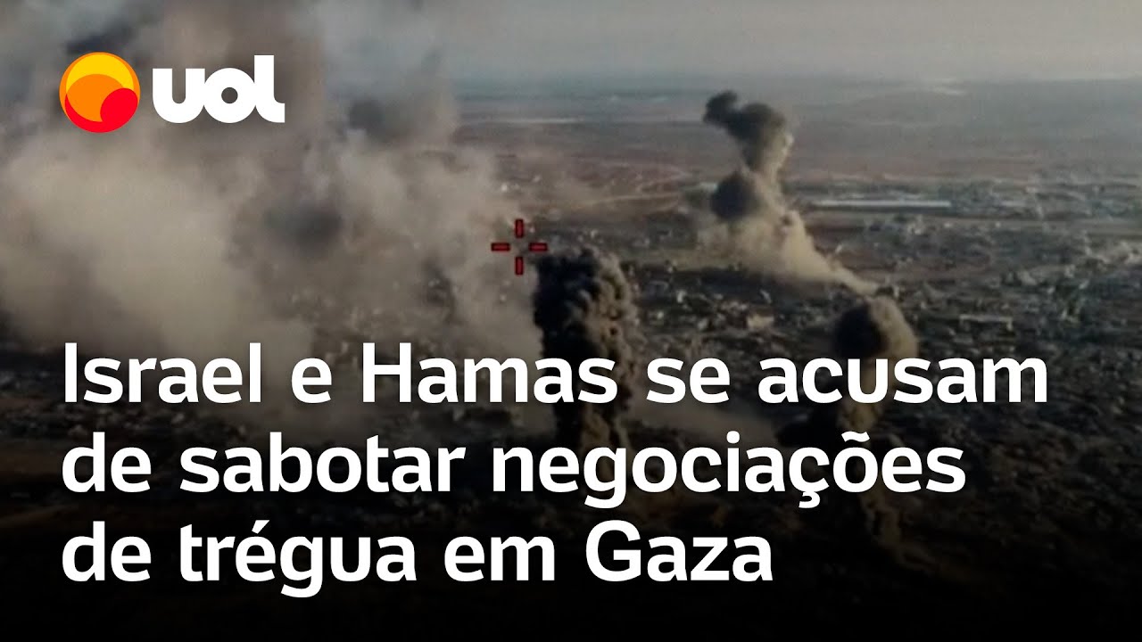 Israel e Hamas se acusam mutuamente de sabotar negociações para trégua em Gaza; confira