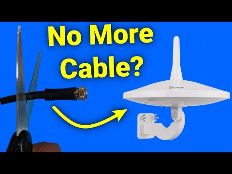 Antop HDTV Antenna Review/Demo - Can You Cut The Cord?