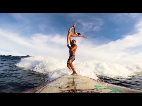 GoPro: Tandem Surfing with Kalani Vierra and Krystl Apeles - UCqhnX4jA0A5paNd1v-zEysw