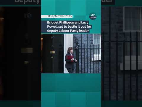 Bridget Phillipson and Lucy Powell battle for role as deputy Labour Party leader | ITV News