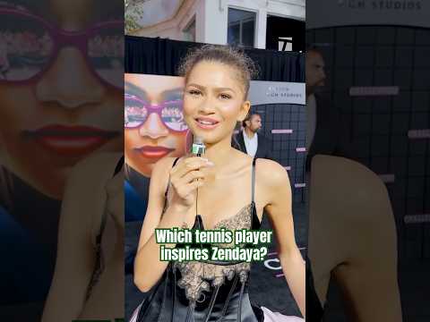 Zendaya really wants to meet this tennis player 👀 #challengersmovie #zendaya