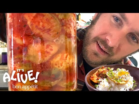 Brad Makes Brussels Sprout Kimchi | It's Alive | Bon Appétit
