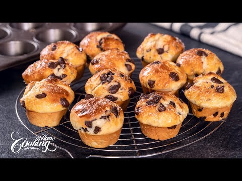 Chocolate Brioches - Muffin Pan Chocolate Brioche Recipe