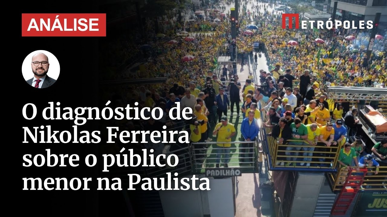 O diagnóstico de Nikolas Ferreira sobre o público menor na Paulista