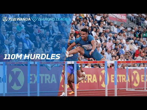 Devon Allen cruises to 13.22 in the 110m hurdles in Oslo  - Wanda Diamond League 2022