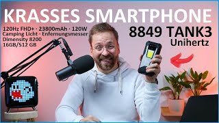 Vido-Test : 8849 TANK3 Unihertz Review : Das extremste Smartphone 2023 /Moschuss.de
