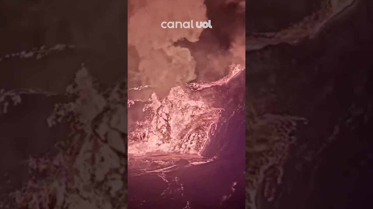 Vulcão Kilauea no Havaí entra em erupção e show de lava impressiona veja vídeo