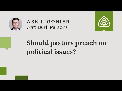 Should pastors preach on political issues?