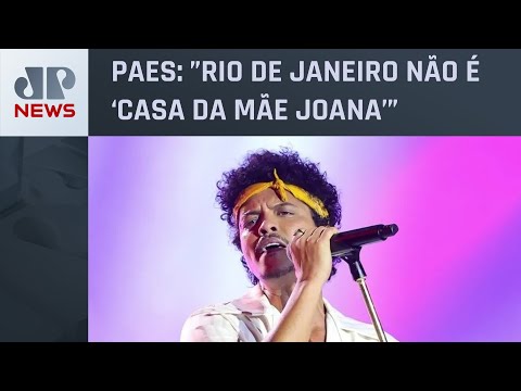 Prefeitura carioca suspende show de Bruno Mars por causa das eleições municipais