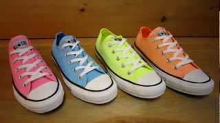 Neon Converse All Star Low Tops