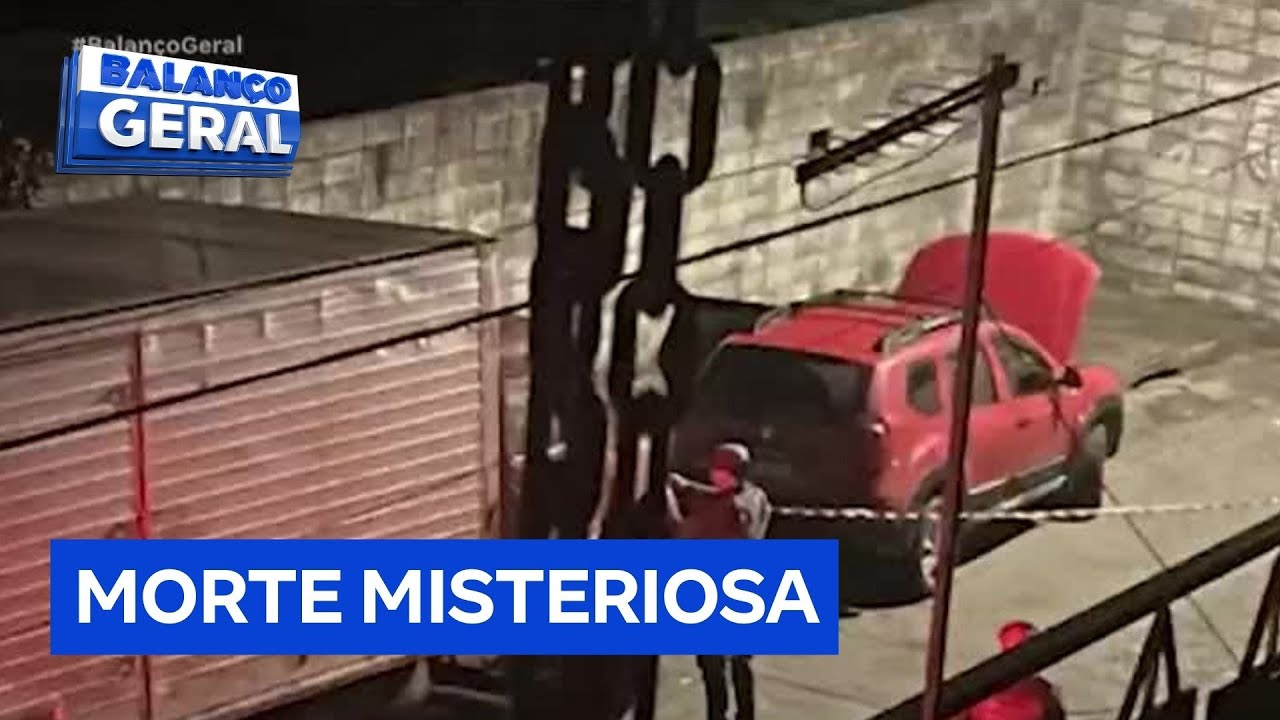 Mulher é flagrada saindo de carro em que corpo de professor de educação física foi encontrado