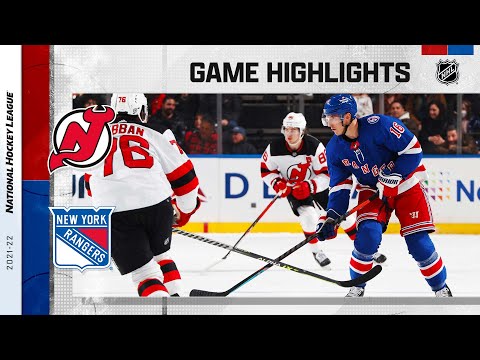 Devils @ Rangers 3/4 | NHL Highlights 2022 video clip