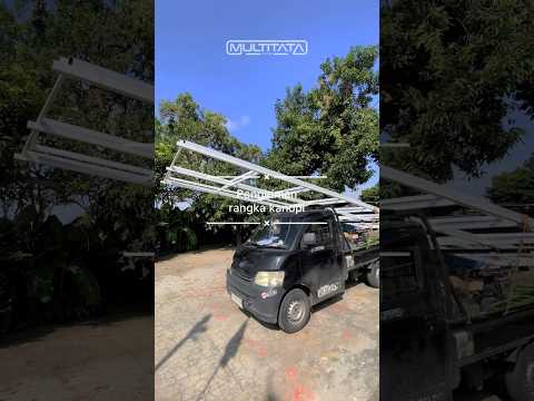 Pengiriman kanopi pemkot madiun #multitata #mebelindonesia #kanopi #kanopiminimalis #kanopirumah