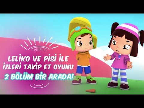 İzleri Takip Et Oyunu 👣 Leliko ve Pisi İle 2 Bölüm Bir Arada | Düşyeri