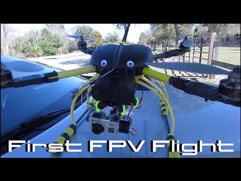 FIRST FPV FLIGHT - XAircraft X650 - UC18kdQSMwpr81ZYR-QRNiDg