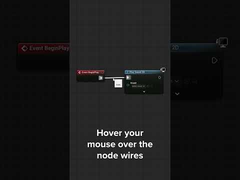 Unreal Engine Tips - Reroute Nodes #unrealengine #gamedev #tips
