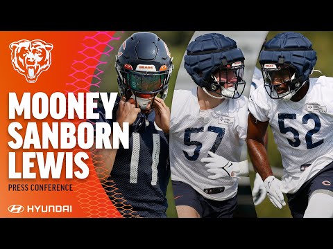 Mooney, Sanborn, and Lewis on energy they see in practice | Chicago Bears video clip