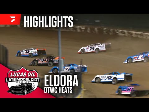 DTWC Heats | Lucas Oil Late Models at Eldora Speedway 10/18/24 | Highlights - dirt track racing video image