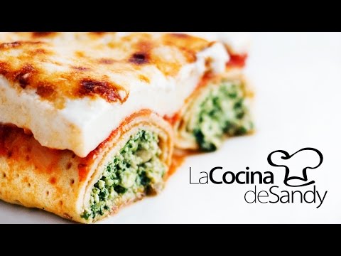 Canelones de ricotta, nuez y espinacas con salsa blanca o bechamel - UCG07X4YYBTCEgLtSJik_dsA