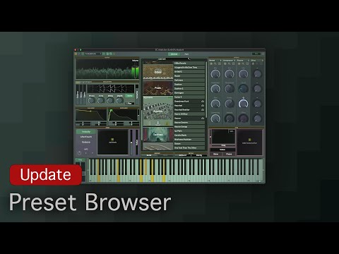 Small preset browser update | Addiction Synth | Stagecraft Software