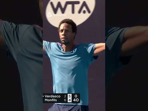 Monfils is EVERYWHERE 🤯