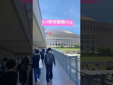 野球観戦Vlog