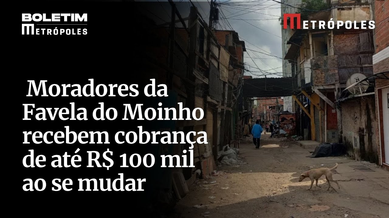 Pedágio do PCC Moradores da Favela do Moinho recebem cobrança de até R$ 100 mil ao se mudar
