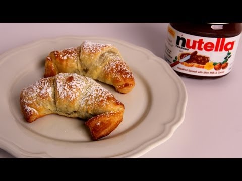 Nutella Croissants Recipe - Laura Vitale - Laura in the Kitchen Episode 328 - UCNbngWUqL2eqRw12yAwcICg