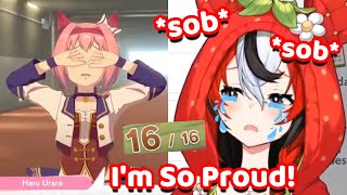 Bae Start Crying After Witnessing Haru Urara Career Ending (Hololive)