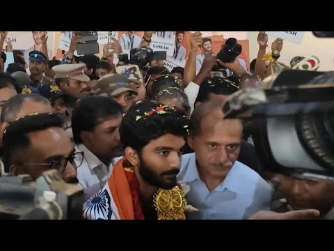 Indian chess king Gukesh returns to hero's welcome | AFP