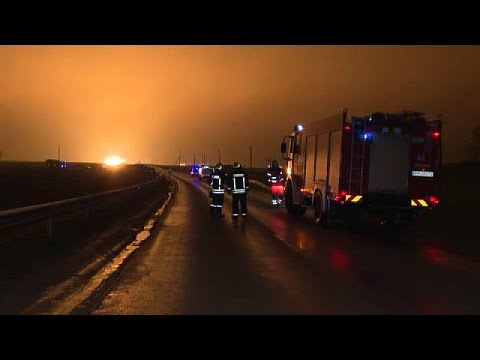 Explosão em gasoduto que liga Lituânia à Letónia cria espessa nuvem de fumo