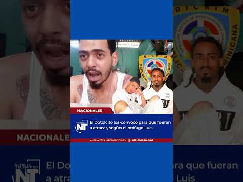 El Prófugo Luis da la cara y habla del atraco 2/4