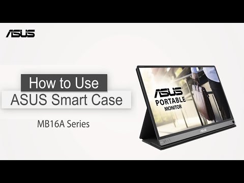 How to Use ASUS ZenScreen Smart Case for MB16A Series  | ASUS SUPPORT