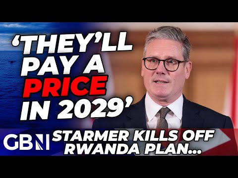 Migrant crisis: 'Labour will let people through to clear backlog' as Keir Starmer AXES Rwanda plan