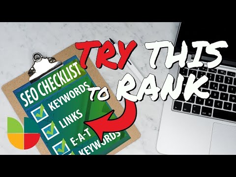 SEO Checklist to Rank #1 on Google For Beginners