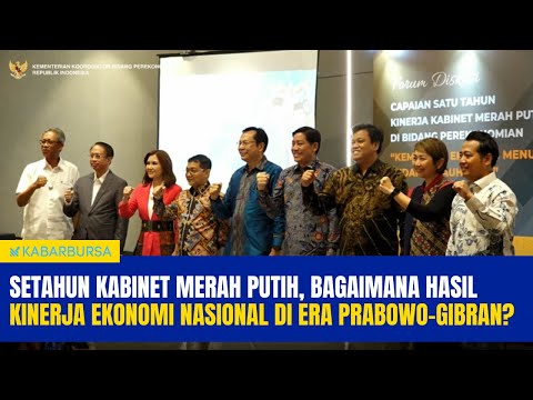 [LIVE] Setahun Kabinet Merah Putih, Bagaimana Hasil Kinerja Ekonomi Nasional di Era Prabowo-Gibran?
